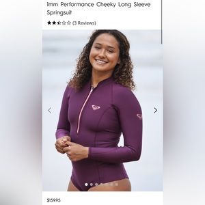 Roxy Women’s 1mm Performance Cheeky Long sleeve Springsuit